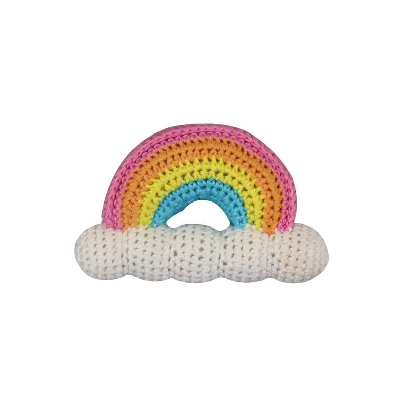 Rainbow Knit Rattle