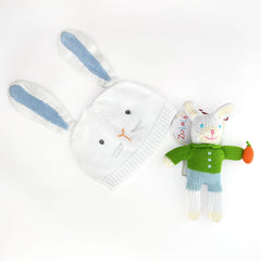 Collin Knit Bunny Rattle