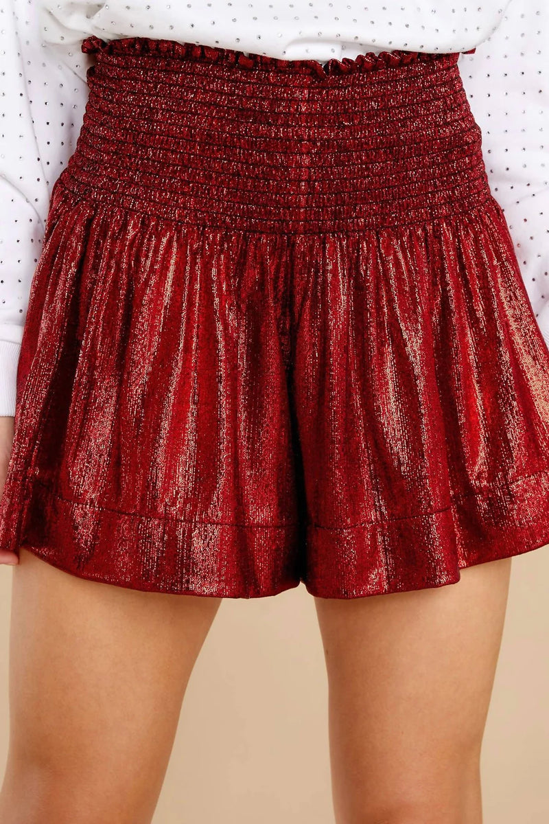 Red Swing Shorts