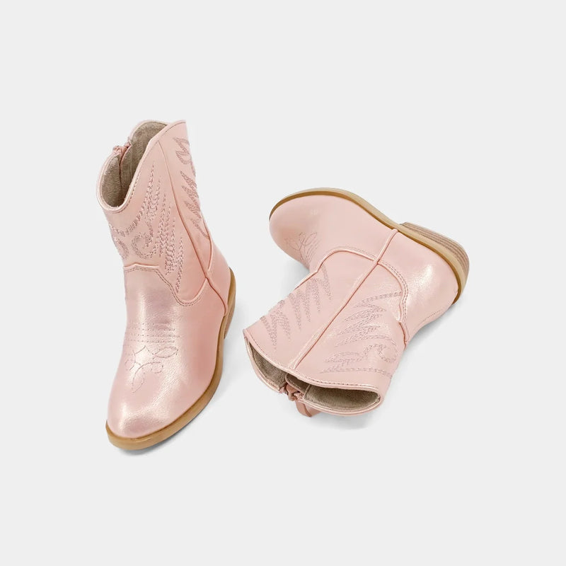 Zahara Toddler Boots - Rose Gold