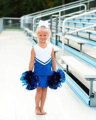 Cheer Uniform Skort Set - Royal/White