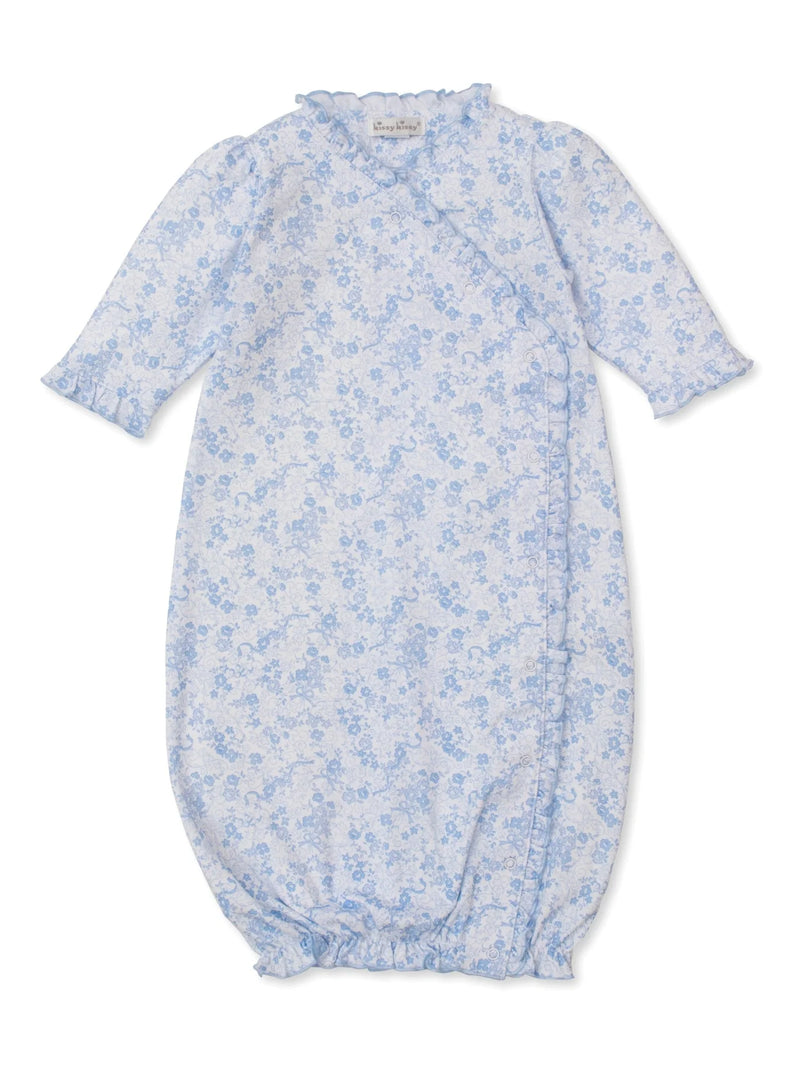 Blue & White Floral Sack