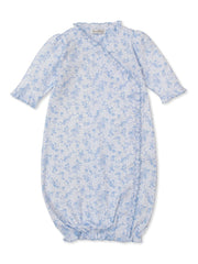 Blue & White Floral Sack