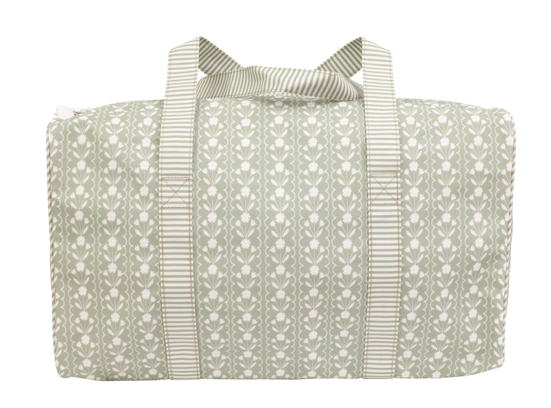 The Duffle Bag - Sage Floral