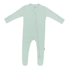Zippered Footie - Sage