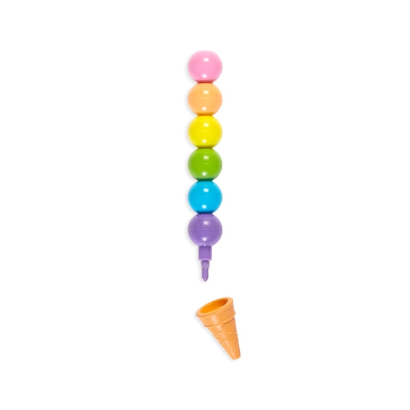 Scoops Scented Stacking Erasable Crayons