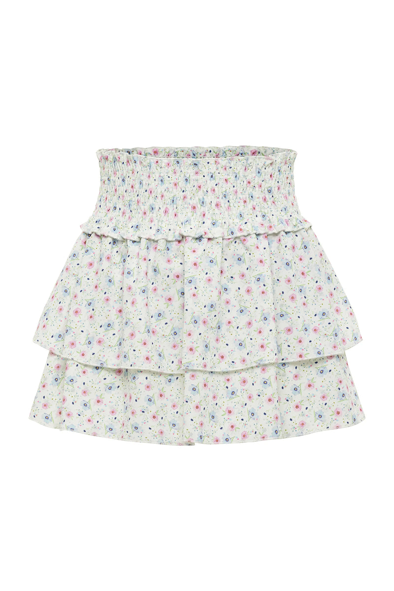 Scottie Skirt - Pink/Blue Floral