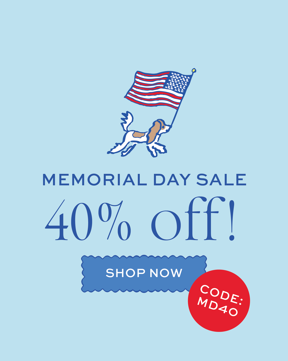 Memorial Day Sale Banner