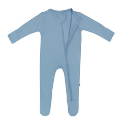 Zippered Footie - Slate