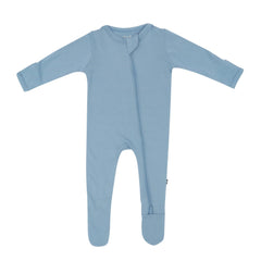 Zippered Footie - Slate