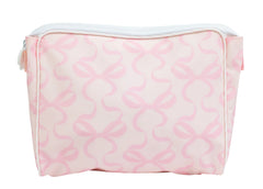 Large Go Bag - Bows on Pink