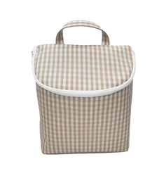 Take Away Insulated Bag - Gingham Khaki
