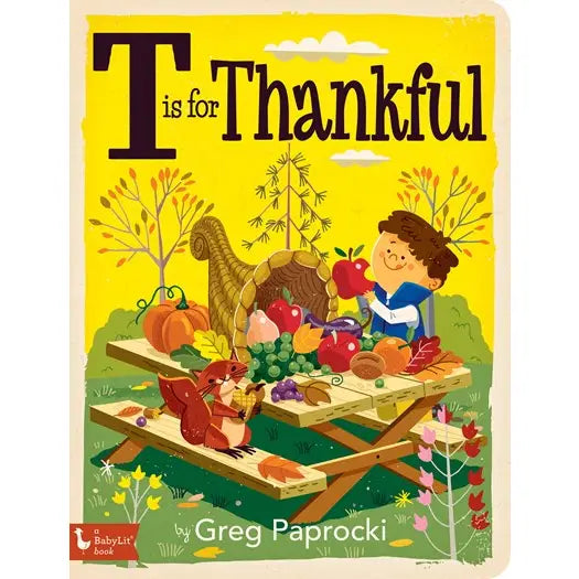 T is for Thankful Book
