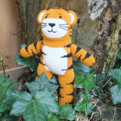 Kai the Tiger Knit Rattle