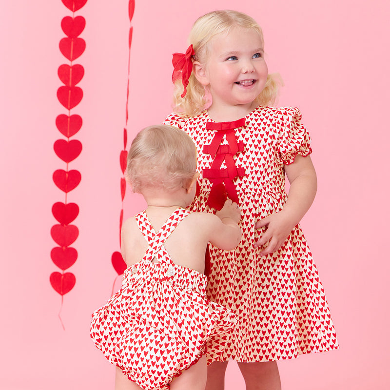 Hermione Dress - Mini Hearts