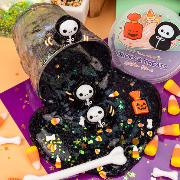 Tricks or Treats Glitter Slime