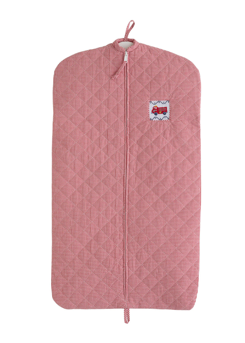 Firetruck Quilted Garment Bag