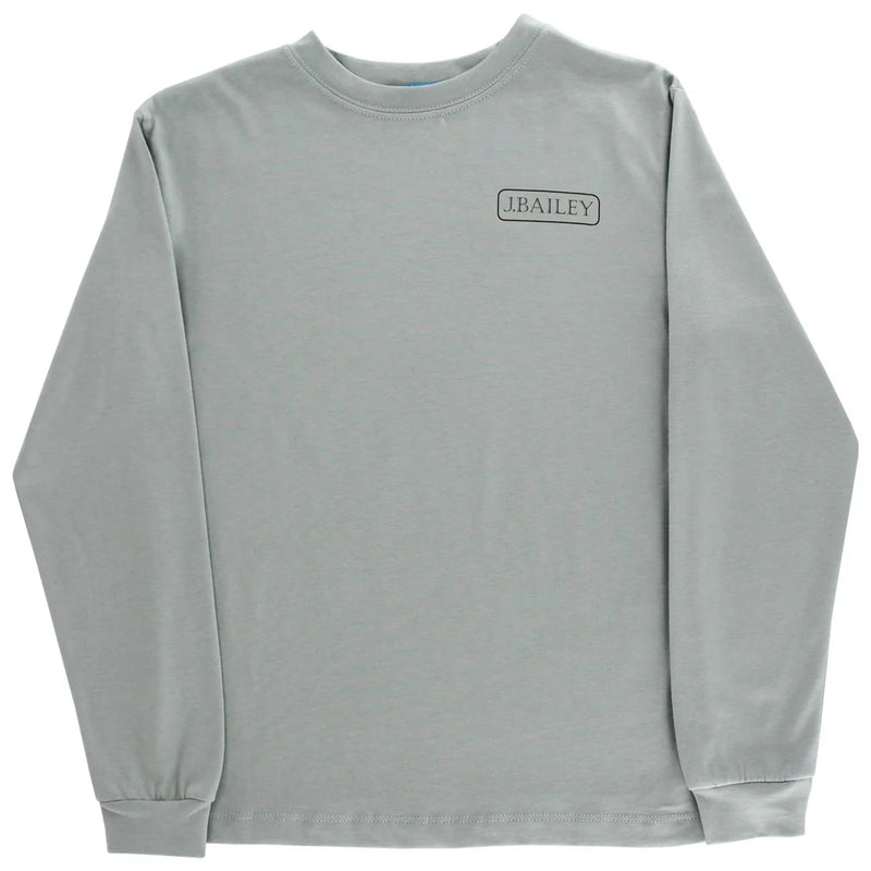 Turkey on Sage Long Sleeve Logo Tee