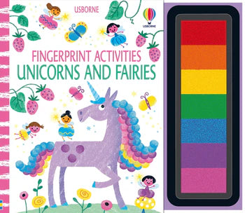 Unicorns & Fairies Fingerprint Activities Book