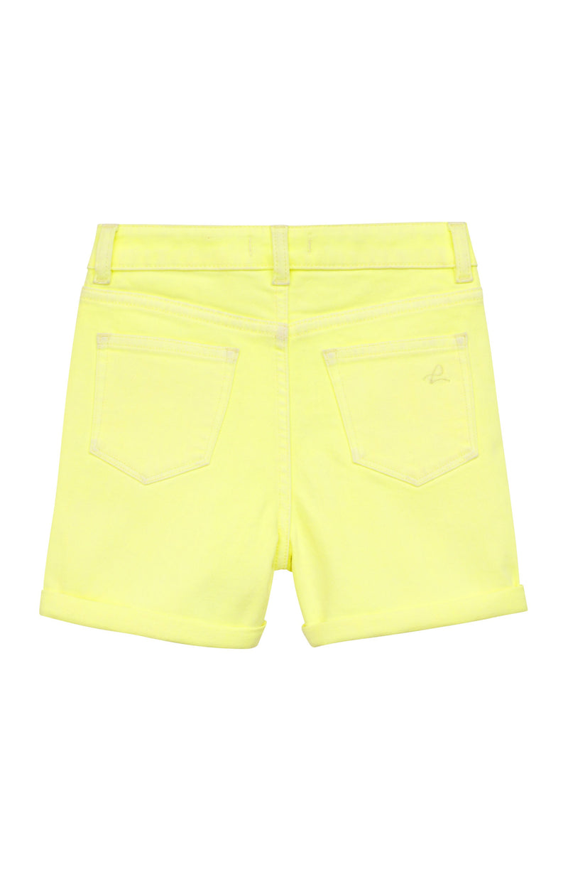 High Rise Shorts - Lemonade