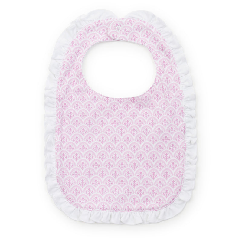 Pink Ruffled Bib