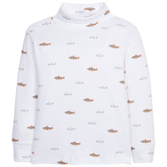 Printed Turtleneck - Fish