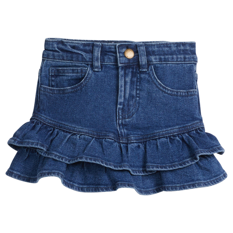 Denim Mini Skirt - Denim