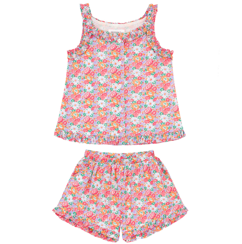 Island Blossom Ruffle Tank & Short Set