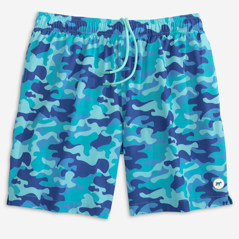 Ocean Camo Swim Trunk