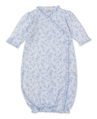 Blue & White Floral Sack