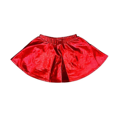 Metallic Red Skirt