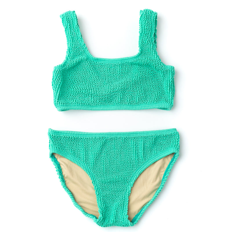 Crinkle 2 Piece Swim - Green