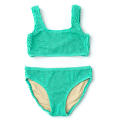 Crinkle 2 Piece Swim - Green