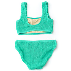 Crinkle 2 Piece Swim - Green