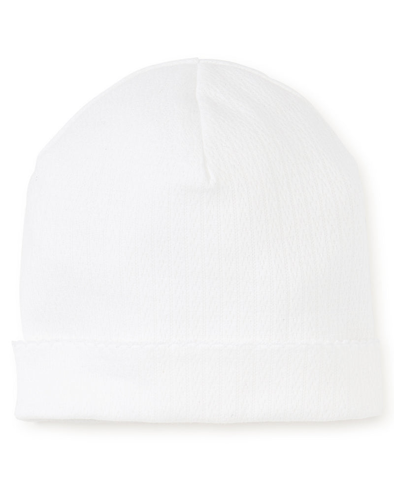 Pointelle Hat - White