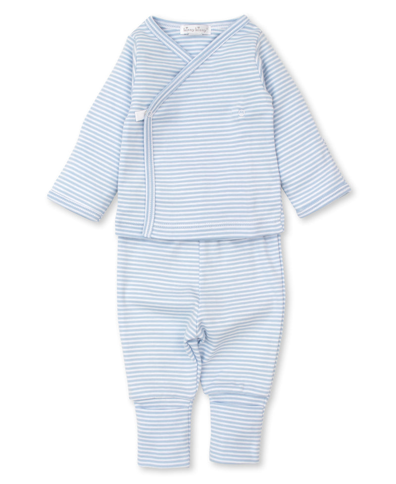 Blue Stripes Pant Set