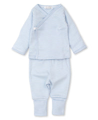 Blue Stripes Pant Set