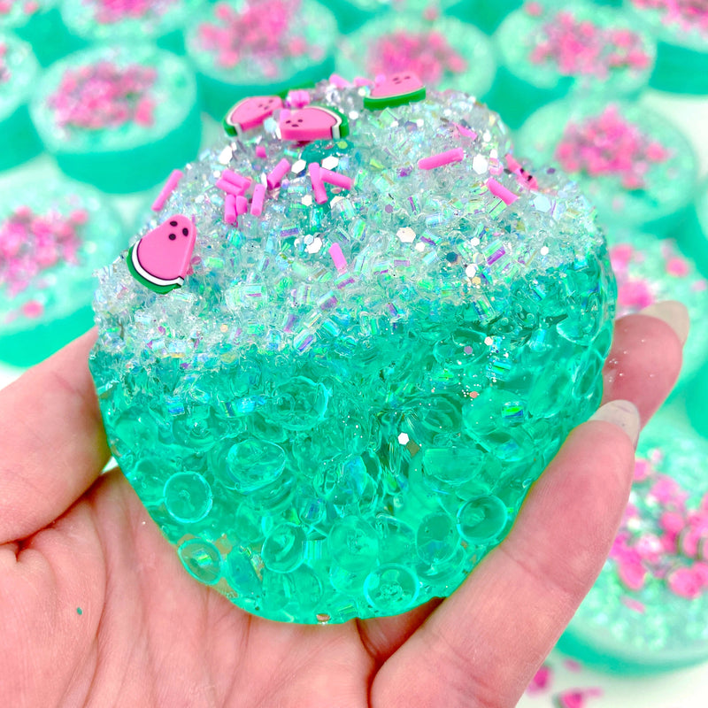 Watermelon Sugar Fishbowl Slime