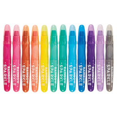 Rainbow Sparkle Metallic Watercolor Gel Crayons