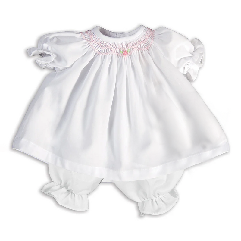 15" Doll Dress (no bonnet) - White