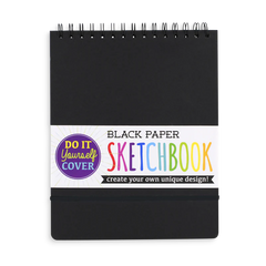 DIY Black Cover Sketchbook