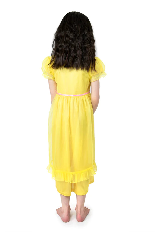 Yellow Beauty Nightgown with Robe