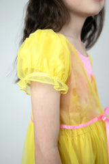 Yellow Beauty Nightgown with Robe