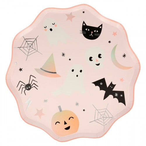 Pastel Halloween Plates (x8)