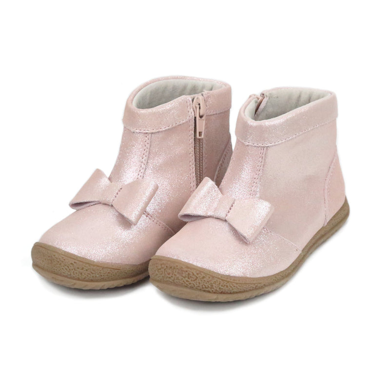 Hilary Bow Boot - Pink Shimmer