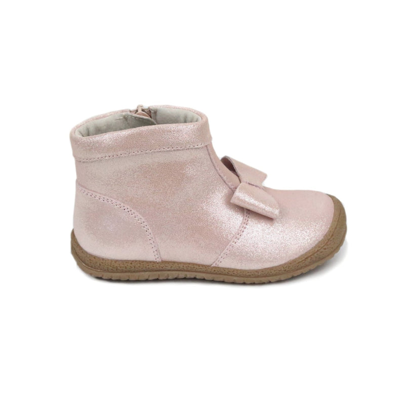 Hilary Bow Boot - Pink Shimmer