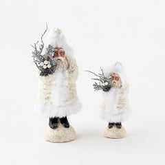 White Furry Bellsnickle set/2