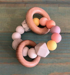 Multi-Color Silicone Teether