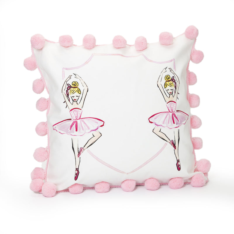 Blonde Ballerina Pillow