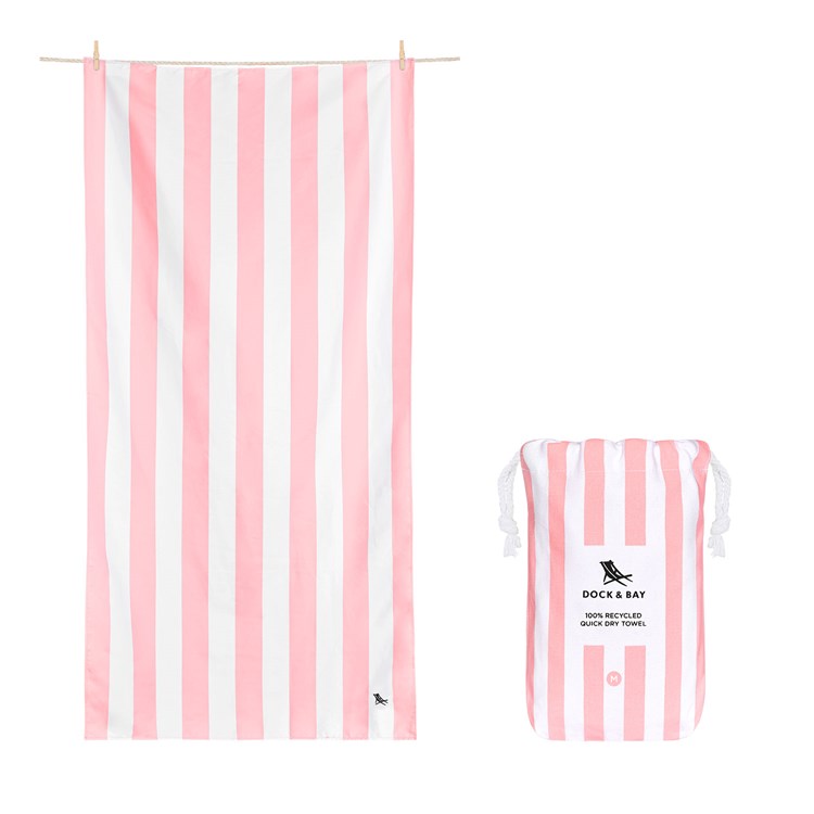 Dock & Bay Quick Dry Towels - Kids - Malibu Pink